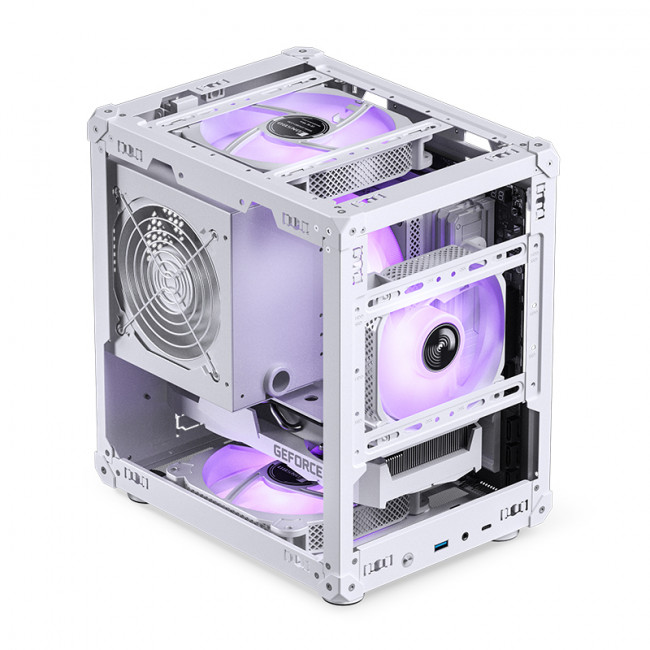 Корпус без блока питания JONSBO C6-ITX White — для бизнеса и офиса