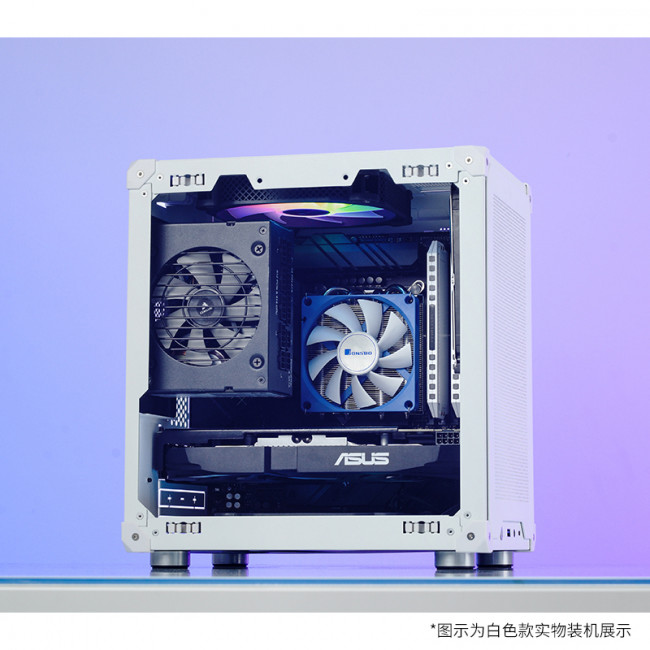 Корпус без блока питания JONSBO C6-ITX White — для бизнеса и офиса