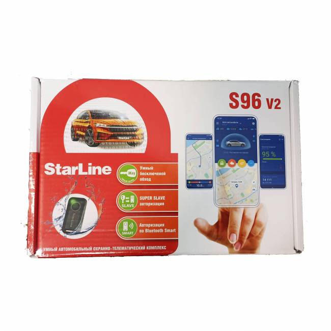 Автосигнализация STARLINE S96 V2 BT 2CAN+4LIN 2SIM GSM — для бизнеса и офиса