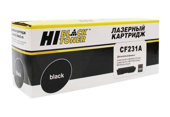 Тонер-картридж Hi-Black (HB-CF231A) для HP LJ Ultra M206dn/MFP M230fdw/sdn, 5K — для бизнеса и офиса Тонер-картридж Hi-Black (HB-CF231A) для HP LJ Ultra M206dn/MFP M230fdw/sdn, 5K — для бизнеса и офиса