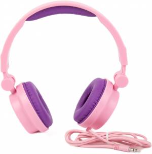 Наушники детские Hiper LUCKY Pink, розовые-сиреневые (HTW-VTX4) Hiper HTW-VTX4