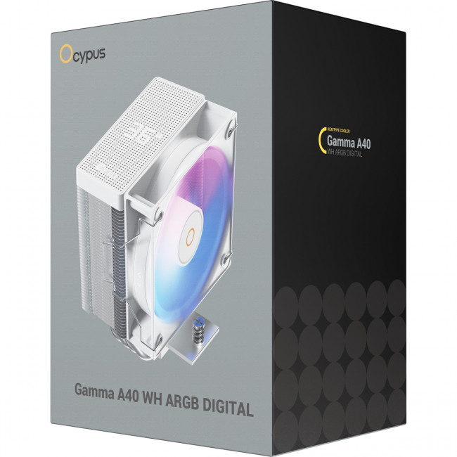 Кулер для процессора Ocypus Gamma-A40-WH1NAWD00X-GL — для бизнеса и офиса Кулер для процессора Ocypus Gamma-A40-WH1NAWD00X-GL — для бизнеса и офиса