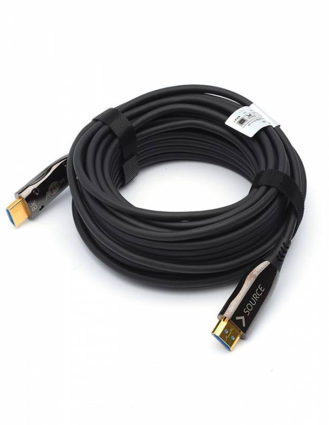 Кабель HDMI 15 м (HIGH speed, Metal gold, Optical) 8K VER 2.1 ATcom HDMI (m) - HDMI (m) 15 м — для бизнеса и офиса Кабель HDMI 15 м (HIGH speed, Metal gold, Optical) 8K VER 2.1 ATcom HDMI (m) - HDMI (m) 15 м — для бизнеса и офиса