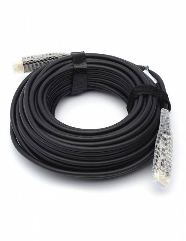 Кабель HDMI 15 м (HIGH speed, Metal gold, Optical) 8K VER 2.1 ATcom HDMI (m) - HDMI (m) 15 м — для бизнеса и офиса Кабель HDMI 15 м (HIGH speed, Metal gold, Optical) 8K VER 2.1 ATcom HDMI (m) - HDMI (m) 15 м — для бизнеса и офиса