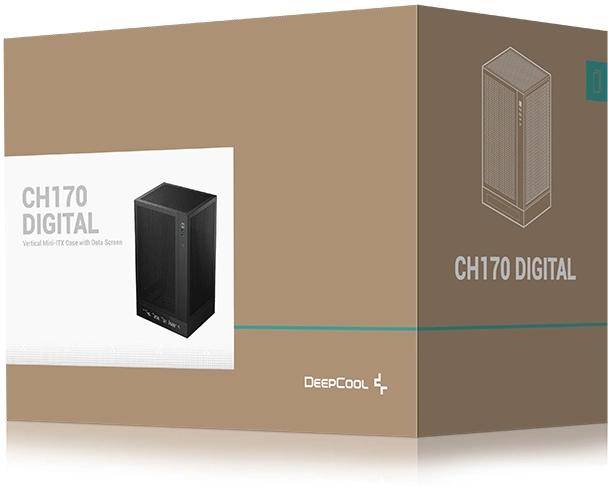 Корпус Deepcool R-CH170-BKNPI0D-G-1 — для бизнеса и офиса Корпус Deepcool R-CH170-BKNPI0D-G-1 — для бизнеса и офиса