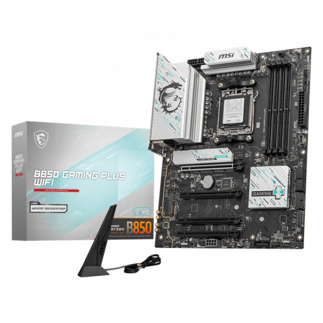Материнская плата MSI B850 GAMING PLUS WIFI — для бизнеса и офиса Материнская плата MSI B850 GAMING PLUS WIFI — для бизнеса и офиса