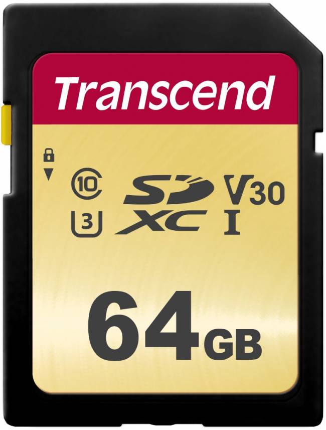 Карта памяти Transcend SDXC 500S — для бизнеса и офиса Карта памяти Transcend SDXC 500S — для бизнеса и офиса