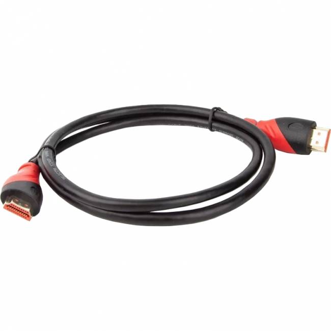 Кабель HDMI-19M --- HDMI-19M ver 2.0 4K*60Hz, 1m Telecom Pro <TCG220-1M> Кабель Telecom HDMI (m)/HDMI (m) - 1 м (TCG220-1M) — для бизнеса и офиса
