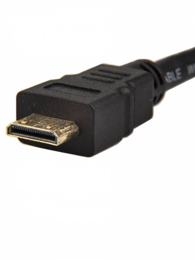 Кабель HDMI-19M --- MiniHDMI-19M ver 2.0+3D/Ethernet,2m Telecom <TCG205-2M> Telecom HDMI (m) - micro-HDMI (m) 2м — для бизнеса и офиса