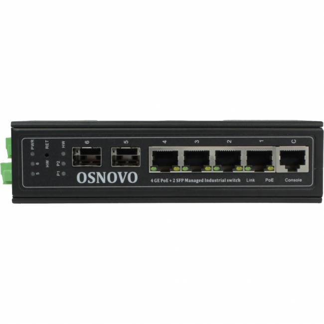 Коммутатор OSNOVO SW-80402/ILS(port 90W 180W) — для бизнеса и офиса Коммутатор OSNOVO SW-80402/ILS(port 90W 180W) — для бизнеса и офиса