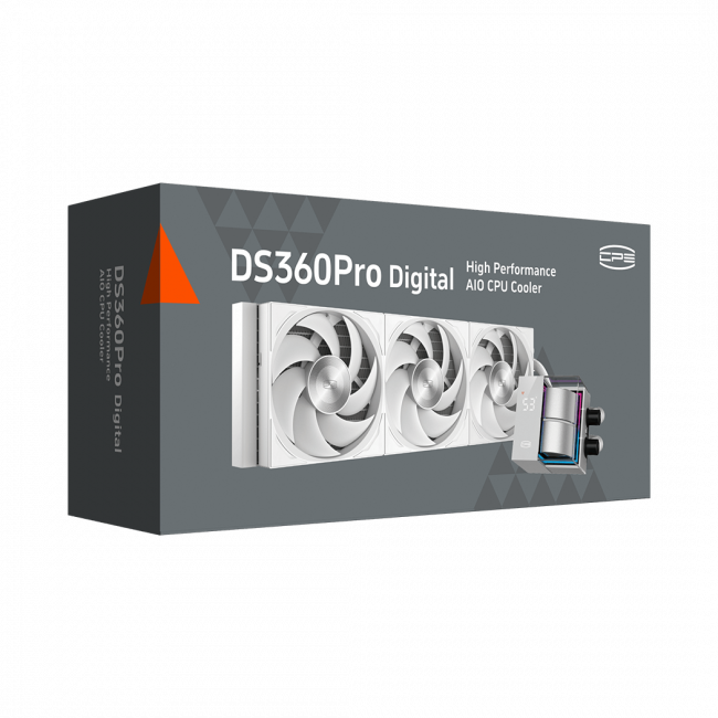 Система охлаждения PCCooler DS360 Pro Digital WH — для бизнеса и офиса Система охлаждения PCCooler DS360 Pro Digital WH — для бизнеса и офиса