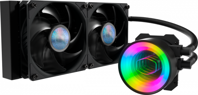Система охлаждения Cooler Master MasterLiquid ML240 Mirror — для бизнеса и офиса Система охлаждения Cooler Master MasterLiquid ML240 Mirror — для бизнеса и офиса