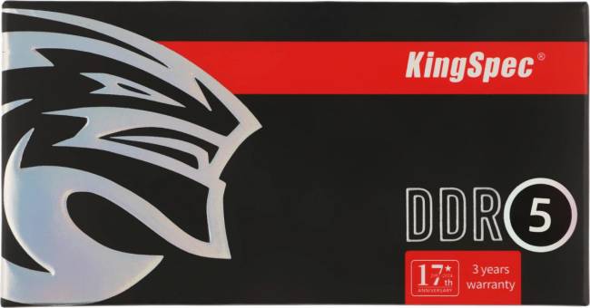 Память DDR5 16GB 5600MHz SHENZHEN KINGSPEC ELECTRONICS TECHNOLOGY CO LTD KS5600D5N11016G — для бизнеса и офиса