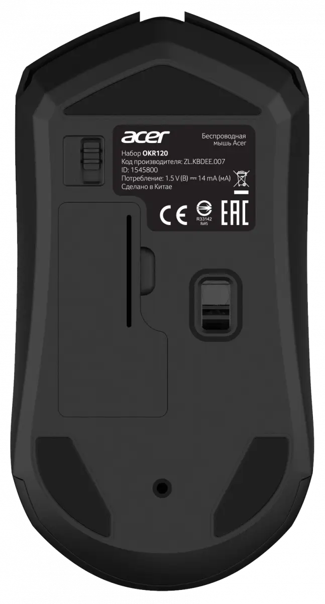 Набор клавиатура+мышь ACER OKR120 (ZL.KBDEE.007) — для бизнеса и офиса