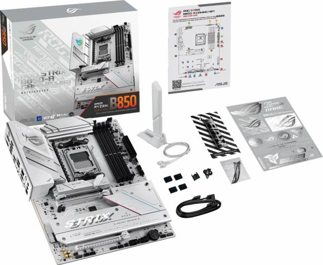 Материнская плата ASUS ROG STRIX B850-A GAMING WIFI — для бизнеса и офиса Материнская плата ASUS ROG STRIX B850-A GAMING WIFI — для бизнеса и офиса