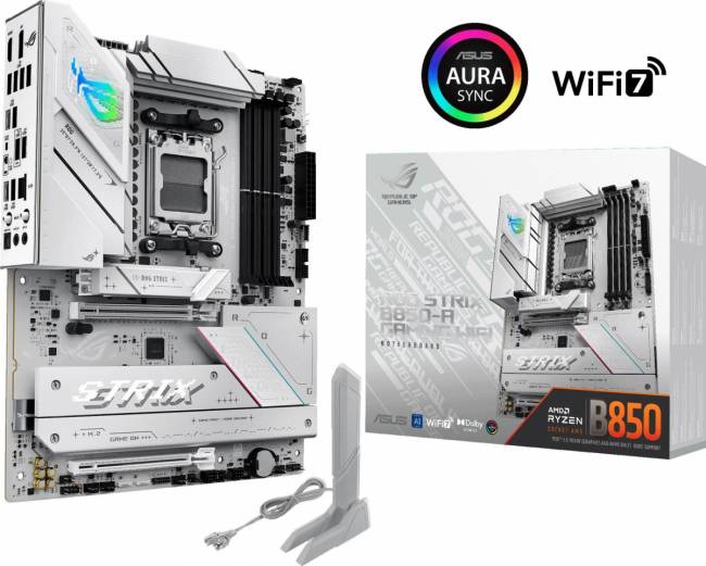 Материнская плата ASUS ROG STRIX B850-A GAMING WIFI — для бизнеса и офиса Материнская плата ASUS ROG STRIX B850-A GAMING WIFI — для бизнеса и офиса