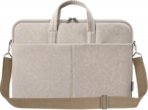 Defender Сумка для ноутбука Solid 15.6" PU кожа, бежевый, карман Defender Solid 15.6