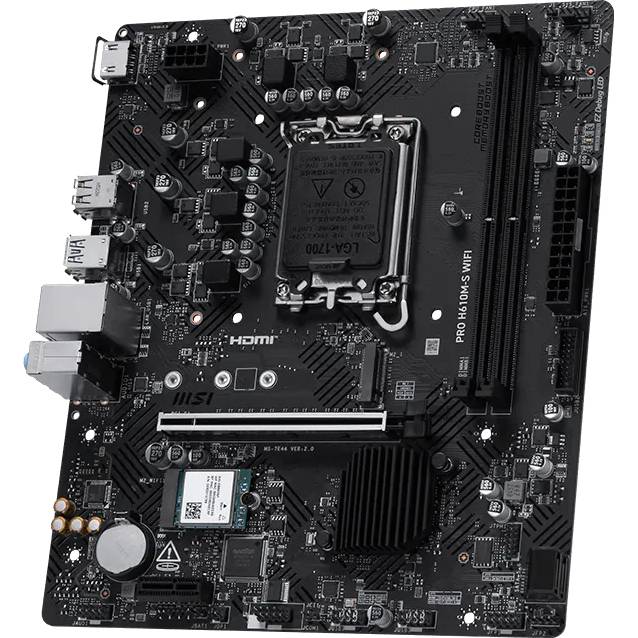 Материнская плата MSI PRO H610M-S WIFI — для бизнеса и офиса Материнская плата MSI PRO H610M-S WIFI — для бизнеса и офиса