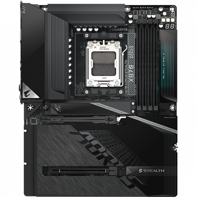 Материнская плата Gigabyte X870 AORUS STEALTH — для бизнеса и офиса