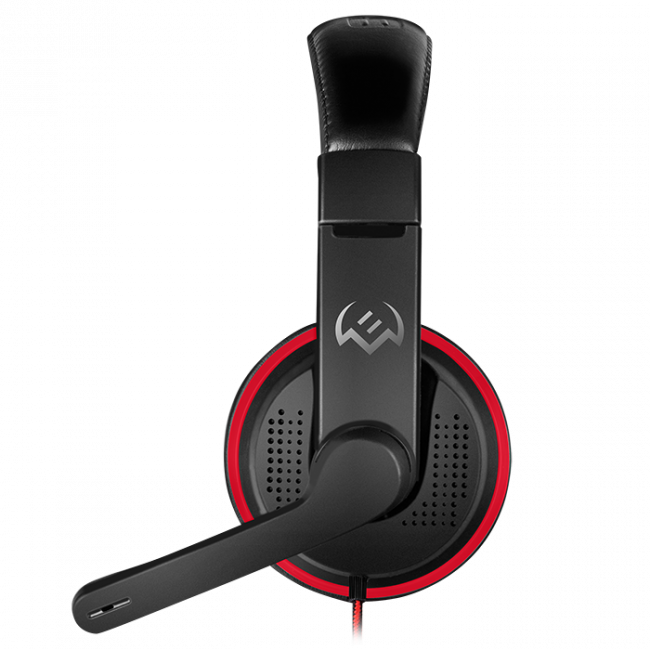 Игровые наушники с микрофоном SVEN AP-G112MV, черный-красный Sven SV-020859 — для бизнеса и офиса Игровые наушники с микрофоном SVEN AP-G112MV, черный-красный Sven SV-020859 — для бизнеса и офиса