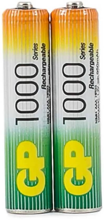 Перезаряжаемые аккумуляторы GP 100AAAHC AAA, емкость 930 мАч - 2 шт. в клемшеле GP 100AAAHC AAA (4891199079061) — для бизнеса и офиса Перезаряжаемые аккумуляторы GP 100AAAHC AAA, емкость 930 мАч - 2 шт. в клемшеле GP 100AAAHC AAA (4891199079061) — для бизнеса и офиса