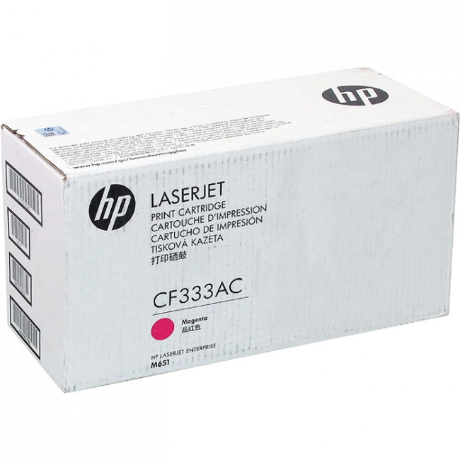 Тонер-картридж HP 654A Magenta LaserJet Contract Toner Cartridge (CF333AC) — для бизнеса и офиса