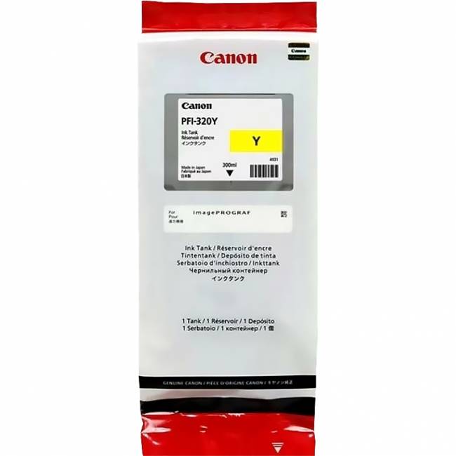 Картридж Canon PFI-320Y (2893C003) — для бизнеса и офиса Картридж Canon PFI-320Y (2893C003) — для бизнеса и офиса