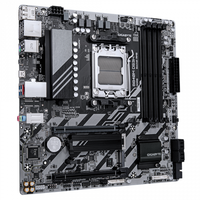 Материнская плата GIGABYTE B840M DS3H — для бизнеса и офиса Материнская плата GIGABYTE B840M DS3H — для бизнеса и офиса