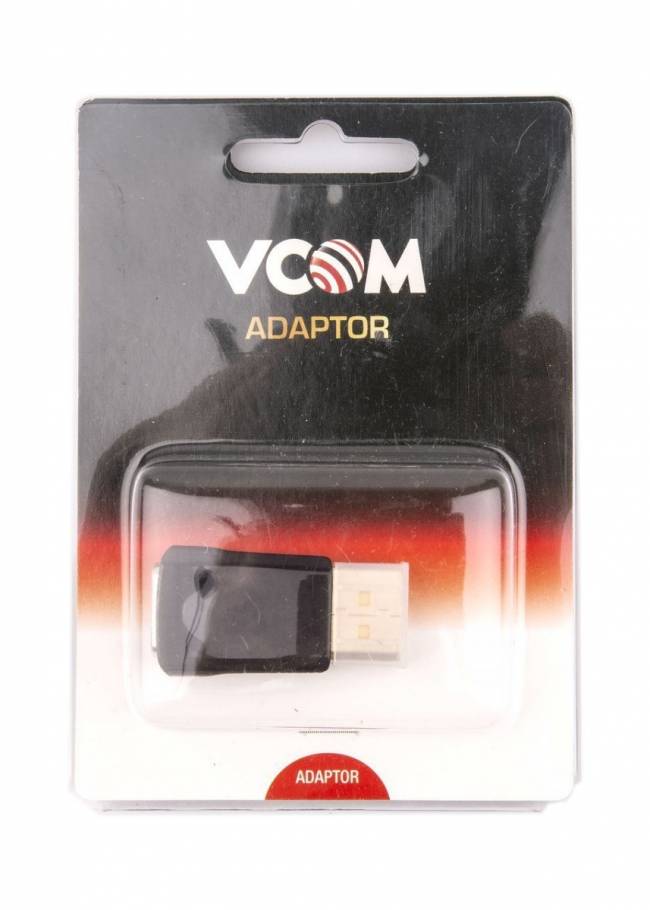 Переходник DP(M) --> VGA(F), VCOM <CA333> VCOM DisplayPort (m) - VGA (f) — для бизнеса и офиса