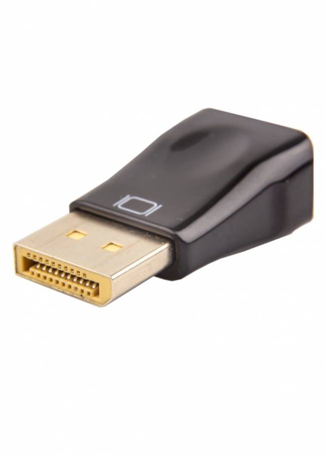 Переходник DP(M) --> VGA(F), VCOM <CA333> VCOM DisplayPort (m) - VGA (f) — для бизнеса и офиса