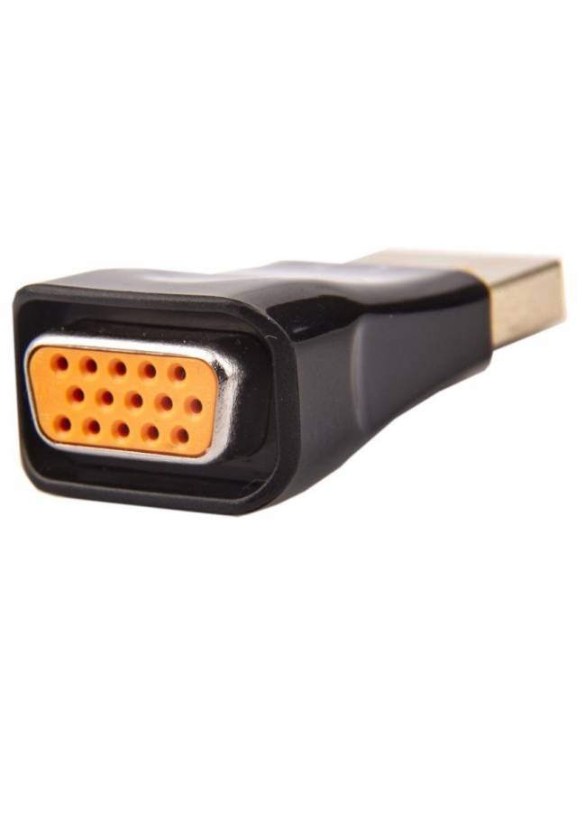Переходник DP(M) --> VGA(F), VCOM <CA333> VCOM DisplayPort (m) - VGA (f) — для бизнеса и офиса