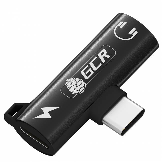 GCR Переходник USB Type C > 3.5mm mini jack + TypeC с отверстием для шнура, черный, GCR-53598 Переходник Greenconnect USB Type C/3.5mm mini jack/Type C (GCR-53395) — для бизнеса и офиса GCR Переходник USB Type C > 3.5mm mini jack + TypeC с отверстием для шнура, черный, GCR-53598 Переходник Greenconnect USB Type C/3.5mm mini jack/Type C (GCR-53395) — для бизнеса и офиса