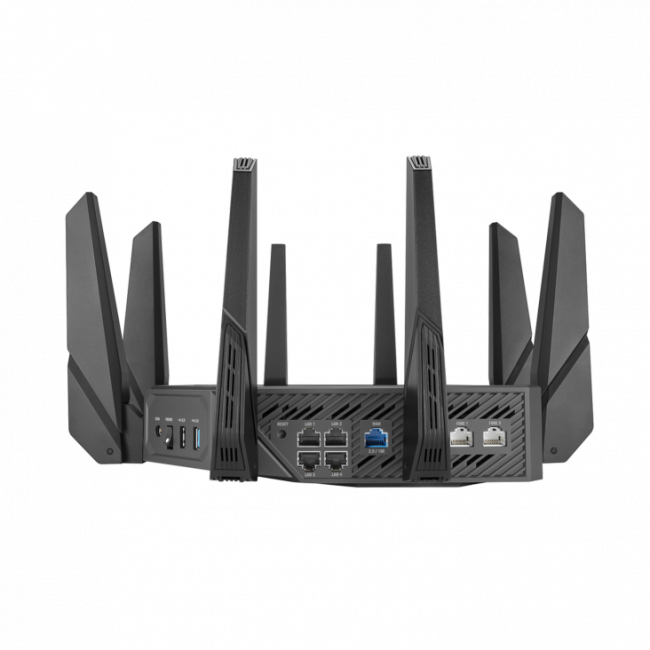 Маршрутизатор GT-AXE16000 ASUS 90IG06W0-MU2A10 — для бизнеса и офиса Маршрутизатор GT-AXE16000 ASUS 90IG06W0-MU2A10 — для бизнеса и офиса