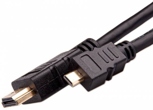 Кабель HDMI-19M --- MicroHDMI-19M ver 2.0+3D/Ethernet,1m Telecom <TCG206-1M> Telecom HDMI (m) - micro-HDMI (m) 1м — для бизнеса и офиса