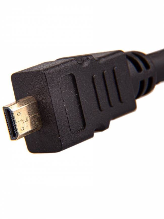 Кабель HDMI-19M --- MicroHDMI-19M ver 2.0+3D/Ethernet,1m Telecom <TCG206-1M> Telecom HDMI (m) - micro-HDMI (m) 1м — для бизнеса и офиса