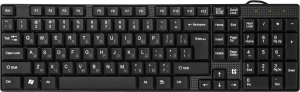 Defender Проводная клавиатура Accent SB-720 RU,черный,компактная USB Defender Accent SB-720