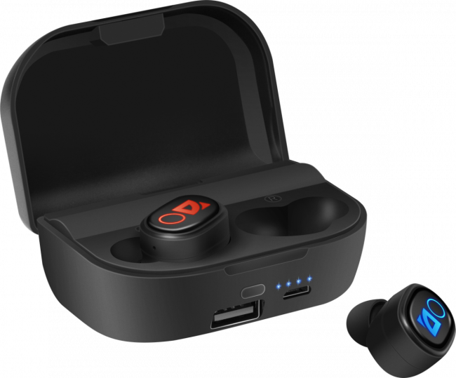 Defender Беспроводная гарнитура Twins 639 черный,TWS, PB, Bluetooth Defender Twins 639 — для бизнеса и офиса