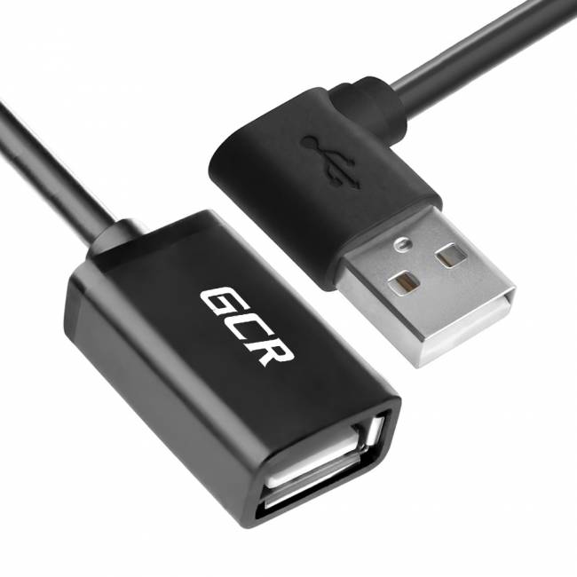 Greenconnect Удлинитель 0.5m USB 2.0, AM угловой/AF, черный, 28/28 AWG, морозостойкий, GCR-AUEC6M-0.5m Greenconnect USB 2.0 AM - USB 2.0 AF черный 0.5м — для бизнеса и офиса Greenconnect Удлинитель 0.5m USB 2.0, AM угловой/AF, черный, 28/28 AWG, морозостойкий, GCR-AUEC6M-0.5m Greenconnect USB 2.0 AM - USB 2.0 AF черный 0.5м — для бизнеса и офиса