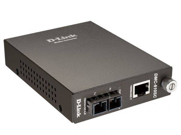Конвертер D-Link DMC-810SC/B9A — для бизнеса и офиса Конвертер D-Link DMC-810SC/B9A — для бизнеса и офиса