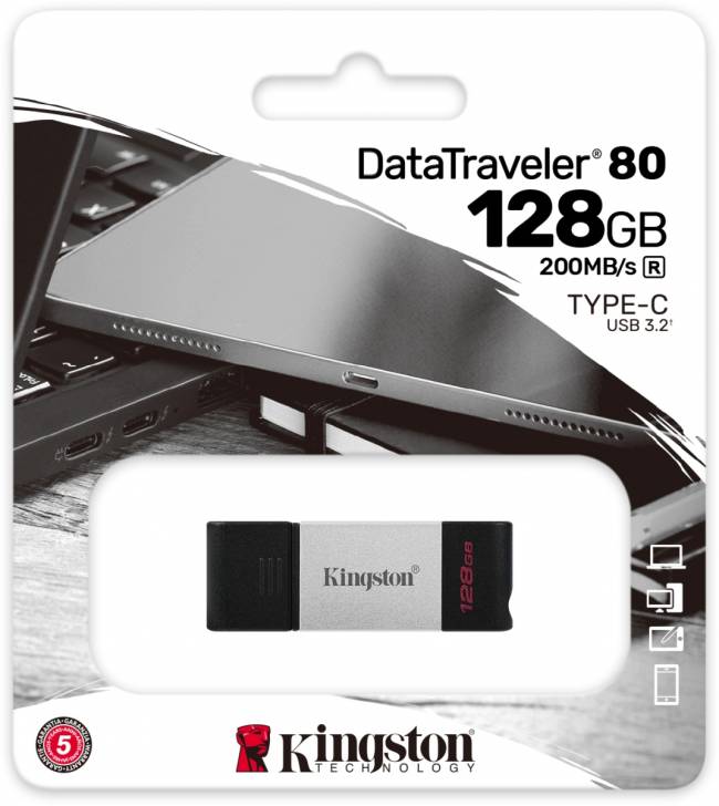 Флеш-накопитель Kingston DataTraveler 80 — для бизнеса и офиса Флеш-накопитель Kingston DataTraveler 80 — для бизнеса и офиса