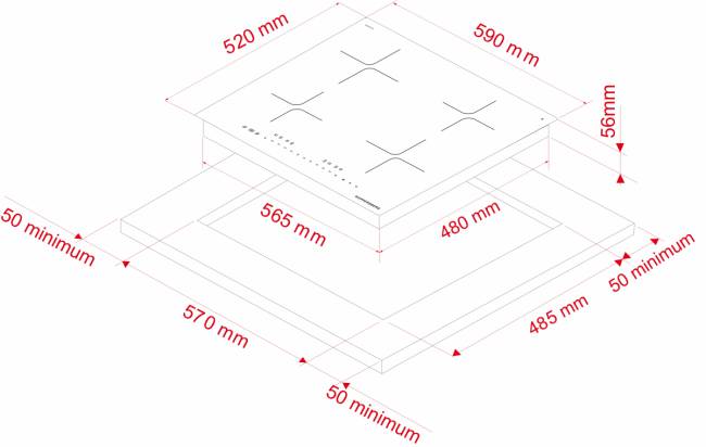 Варочная поверхность Kuppersberg Kuppersberg ICI 605 — для бизнеса и офиса