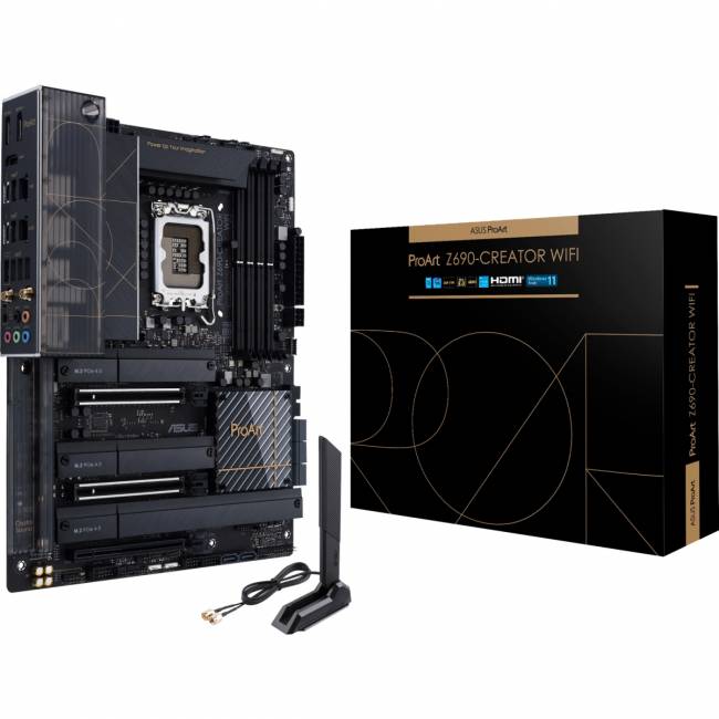 Материнская плата ASUS PROART Z690-CREATOR WIFI (90MB19H0-M0EAY0) — для бизнеса и офиса Материнская плата ASUS PROART Z690-CREATOR WIFI (90MB19H0-M0EAY0) — для бизнеса и офиса