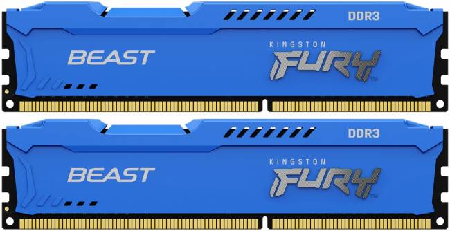 Память оперативная Kingston FURY Beast Blue KF316C10BK2/8 — для бизнеса и офиса Память оперативная Kingston FURY Beast Blue KF316C10BK2/8 — для бизнеса и офиса