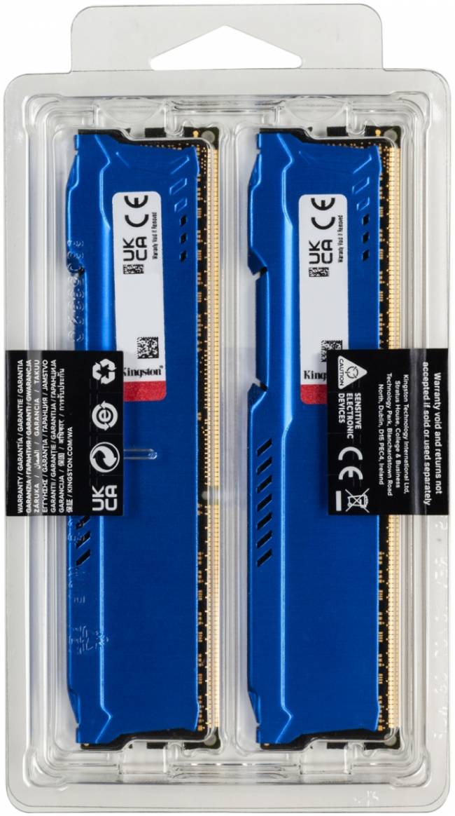 Память оперативная Kingston FURY Beast Blue KF316C10BK2/8 — для бизнеса и офиса Память оперативная Kingston FURY Beast Blue KF316C10BK2/8 — для бизнеса и офиса