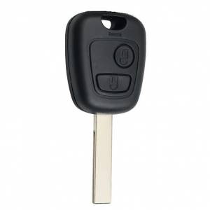 Корпус ключа CITROEN, PEUGEOT 2 кнопки HU-HCA HU83, без лого