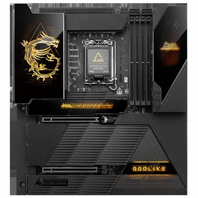 Материнская плата MSI MEG Z890 GODLIKE — для бизнеса и офиса Материнская плата MSI MEG Z890 GODLIKE — для бизнеса и офиса