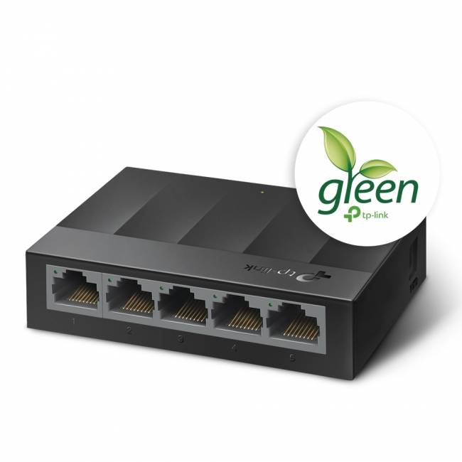 Коммутатор TP-Link LS1005G — для бизнеса и офиса Коммутатор TP-Link LS1005G — для бизнеса и офиса