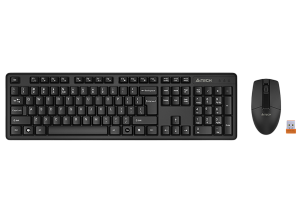 Клавиатура + мышь A4Tech 3330N клав:черный мышь:черный USB беспроводная Multimedia A4Tech 3330N