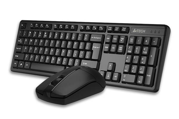 Клавиатура + мышь A4Tech 3330N клав:черный мышь:черный USB беспроводная Multimedia A4Tech 3330N — для бизнеса и офиса Клавиатура + мышь A4Tech 3330N клав:черный мышь:черный USB беспроводная Multimedia A4Tech 3330N — для бизнеса и офиса