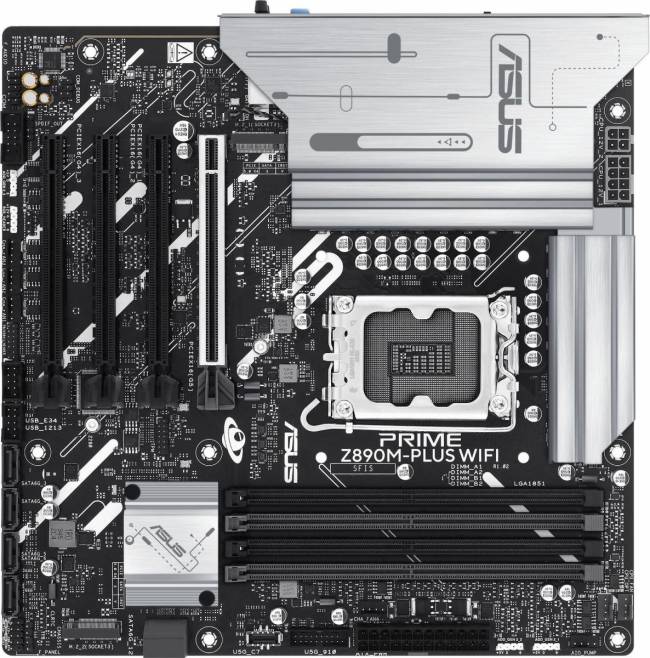 Материнская плата ASUS PRIME Z890M-PLUS WIFI — для бизнеса и офиса Материнская плата ASUS PRIME Z890M-PLUS WIFI — для бизнеса и офиса